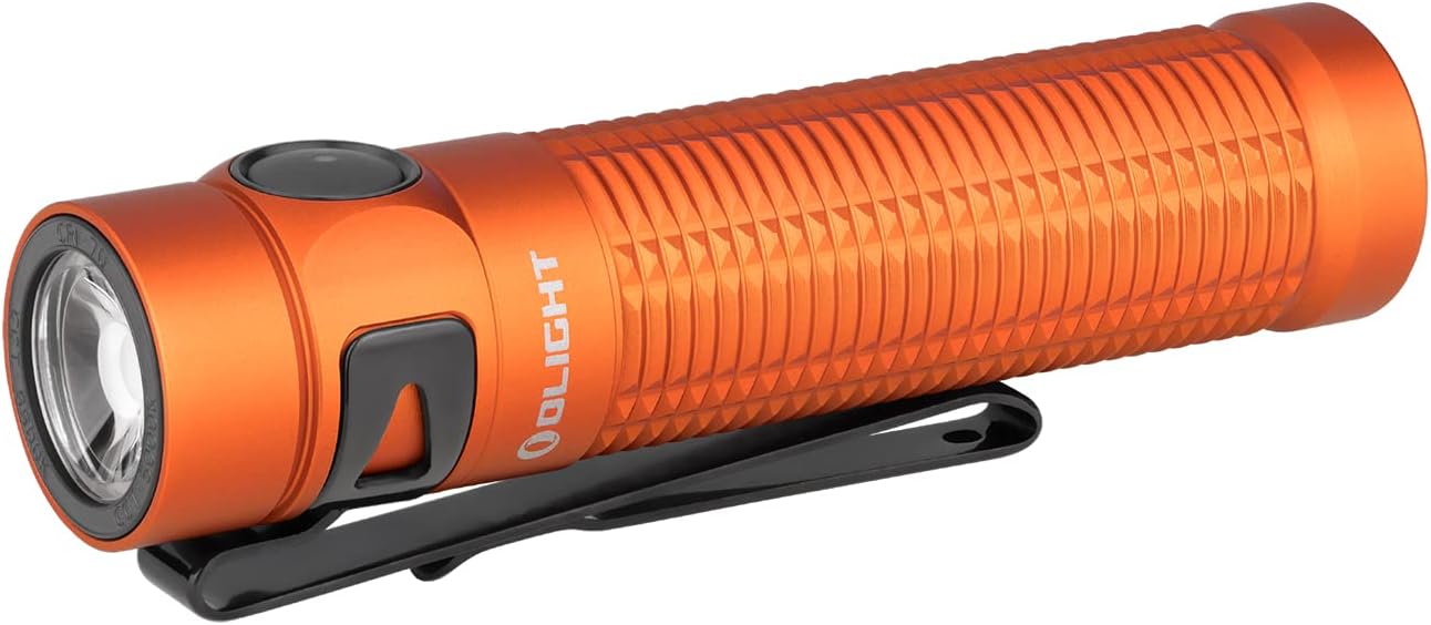 OLIGHT Baton3 Pro 1500 Lumens EDC Rechargeable Flashlights with MCC3, Compact Pocket Flashlight with L-Shape Stand and High Performance LED for Camping and Emergency(Cool White Light: 5700~6700K) - TS070