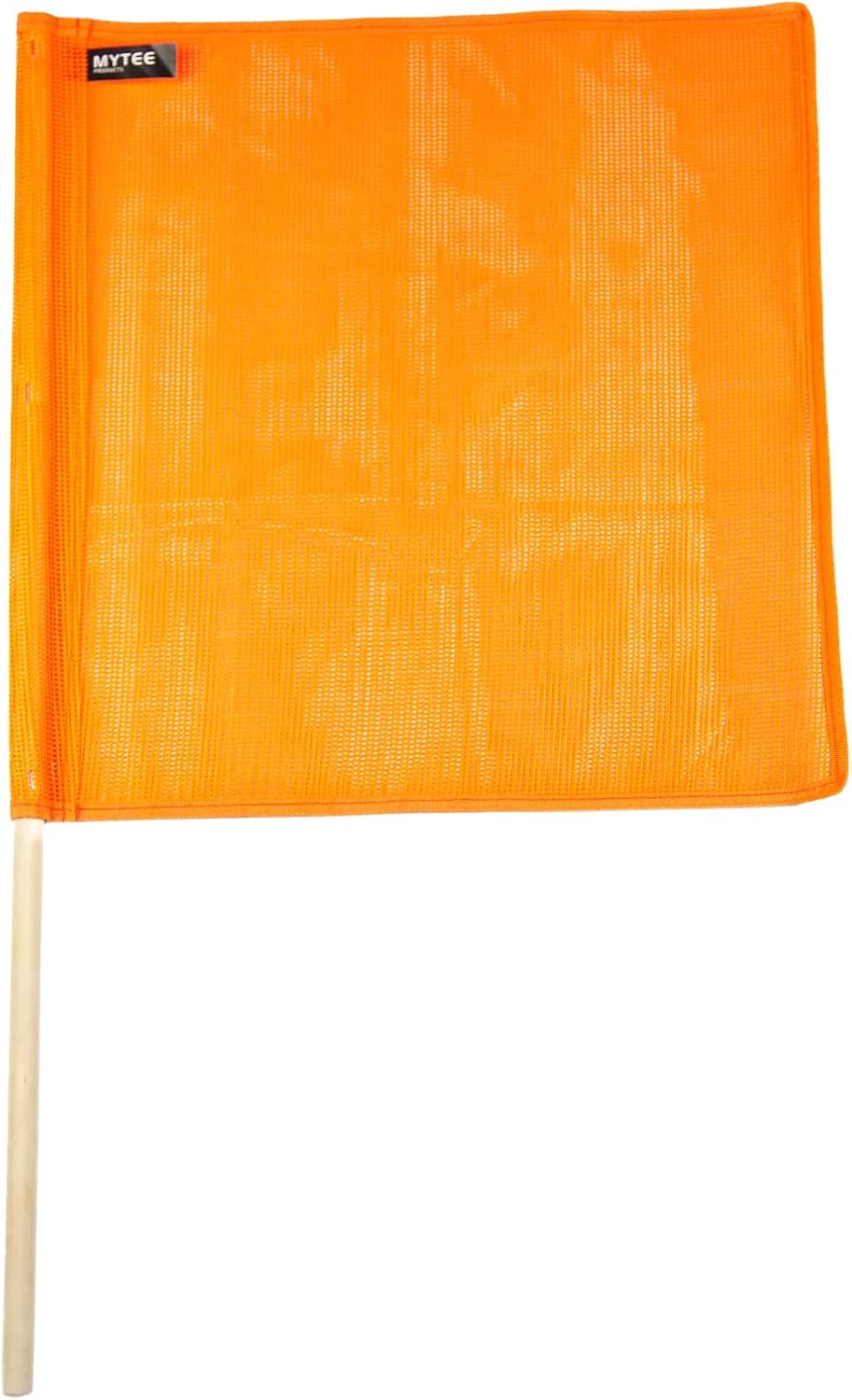 Safety Flag for Trucks with Dowel, DOT Compliant - 18 Inch x 18 Inch High Visibility Vinyl Mesh Warning Flags TS075
