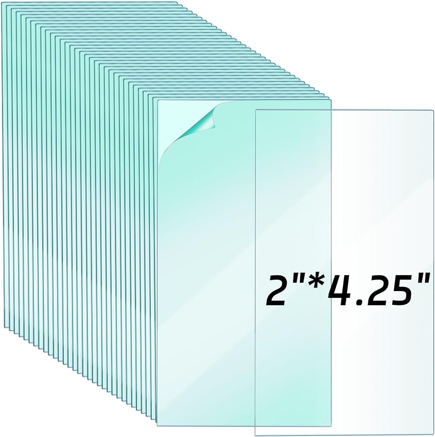 100 Pcs 2'' x 4.25'' Welding Clear Lenses Cover Replacement Transparent Universal Welding Protection Lens Mask Welding Lens - TS020