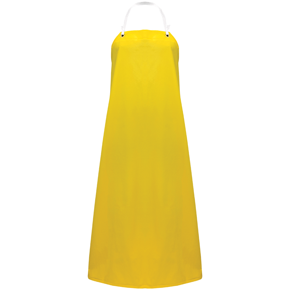 Industrial Yellow PVC/Polyester Apron - A355Y