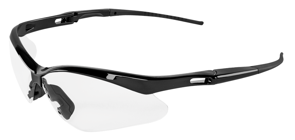 Spearfish® Clear Lens, Shiny Black Frame Safety Glasses - BH2251