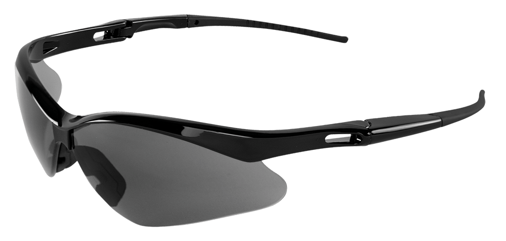 Spearfish® Smoke Lens, Shiny Black Frame Safety Glasses - BH2253