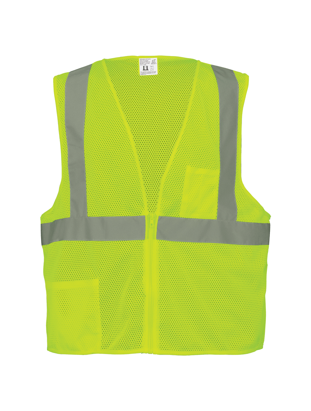 FrogWear® HV High-Visibility Yellow/Green Lightweight Mesh Safety Vest - GLO-001