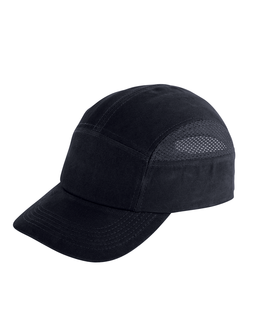 Bullhead Safety™ Head Protection High-Visibility Yellow/Green With Black Mesh Baseball Style Bump Cap - HH-H1-Y