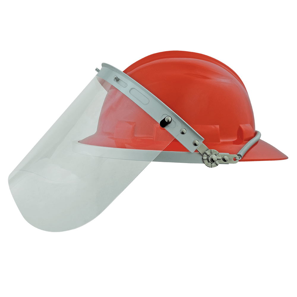 Bullhead Safety™ Head Protection Clear PETG Face Shield - HH-V6