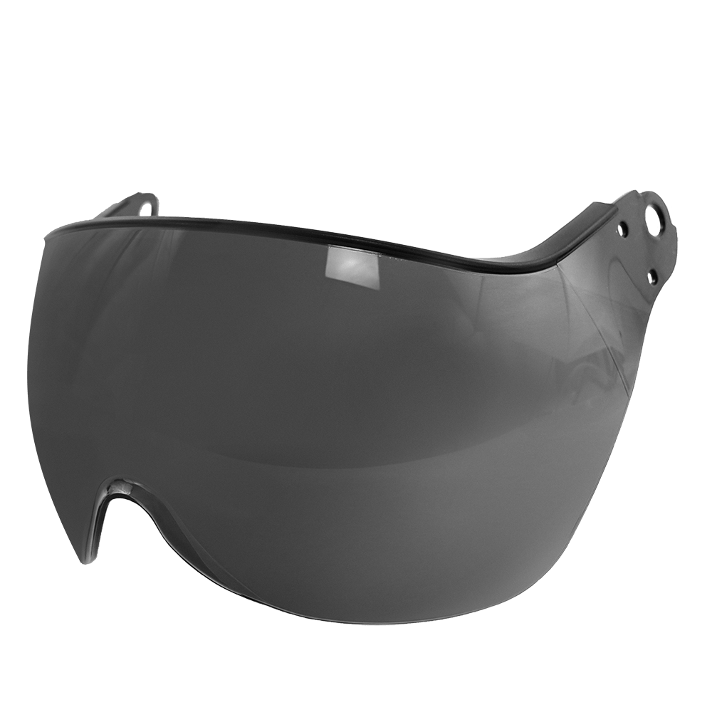 Bullhead Safety™ Head Protection - Smoke Anti-Fog Toric Polycarbonate Visor for Climbing Style Helmet - HH-V73AF