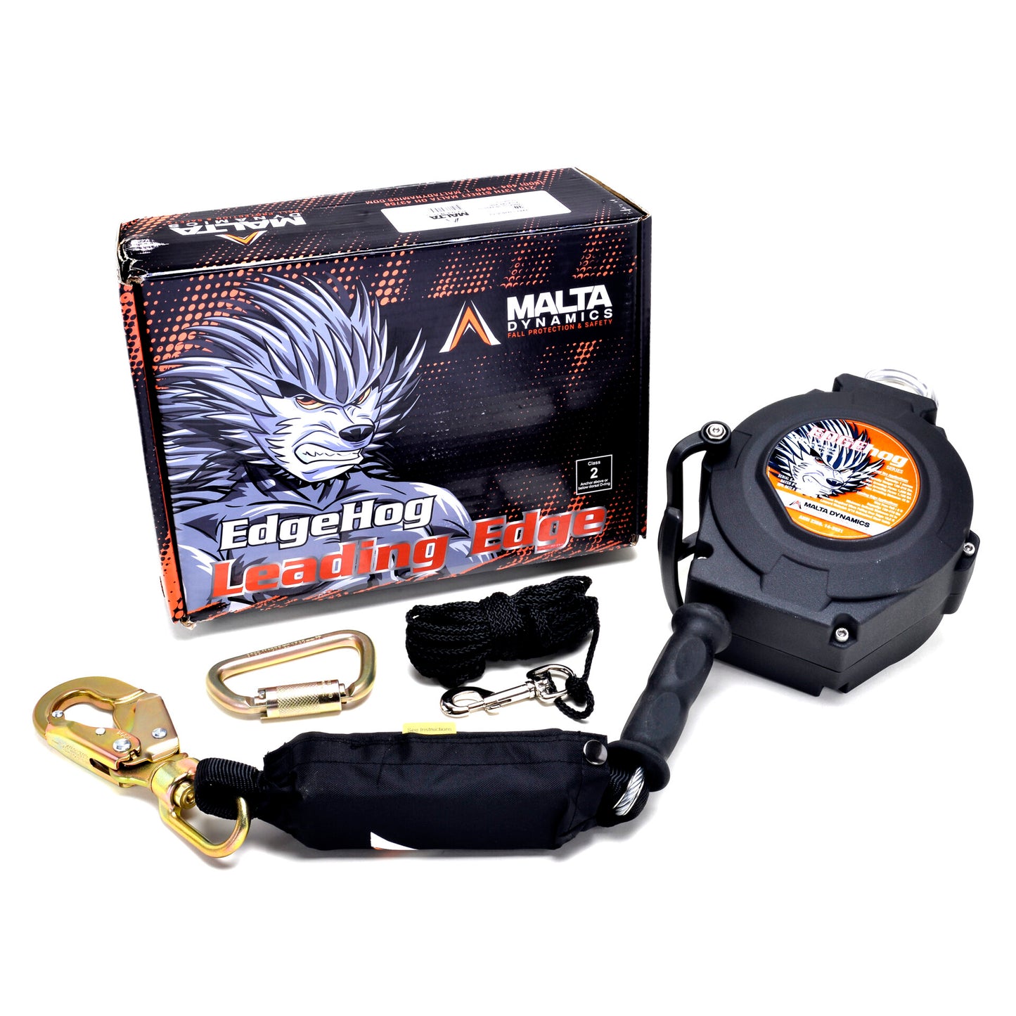 30′ EDGEHOG SRL W/ SNAP HOOK, CLASS 2