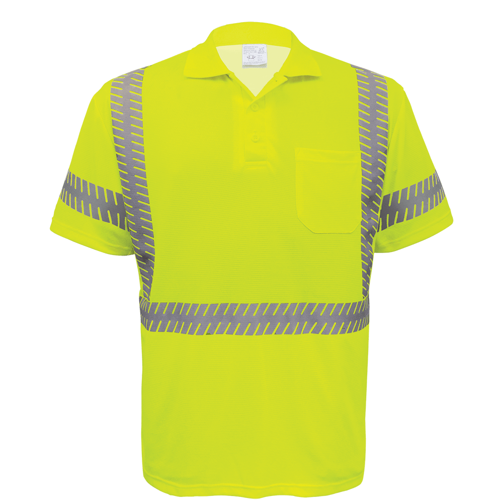 FrogWear® HV Premium High-Visibility Polo/Golf Shirt - GLO-209
