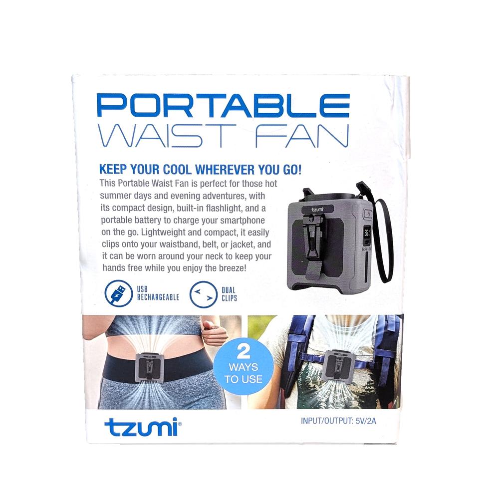 Portable waist fan Power bank
