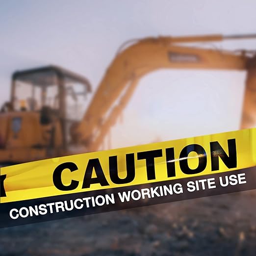 Barricade Tape - 3" x 1,000', "Caution" TS005