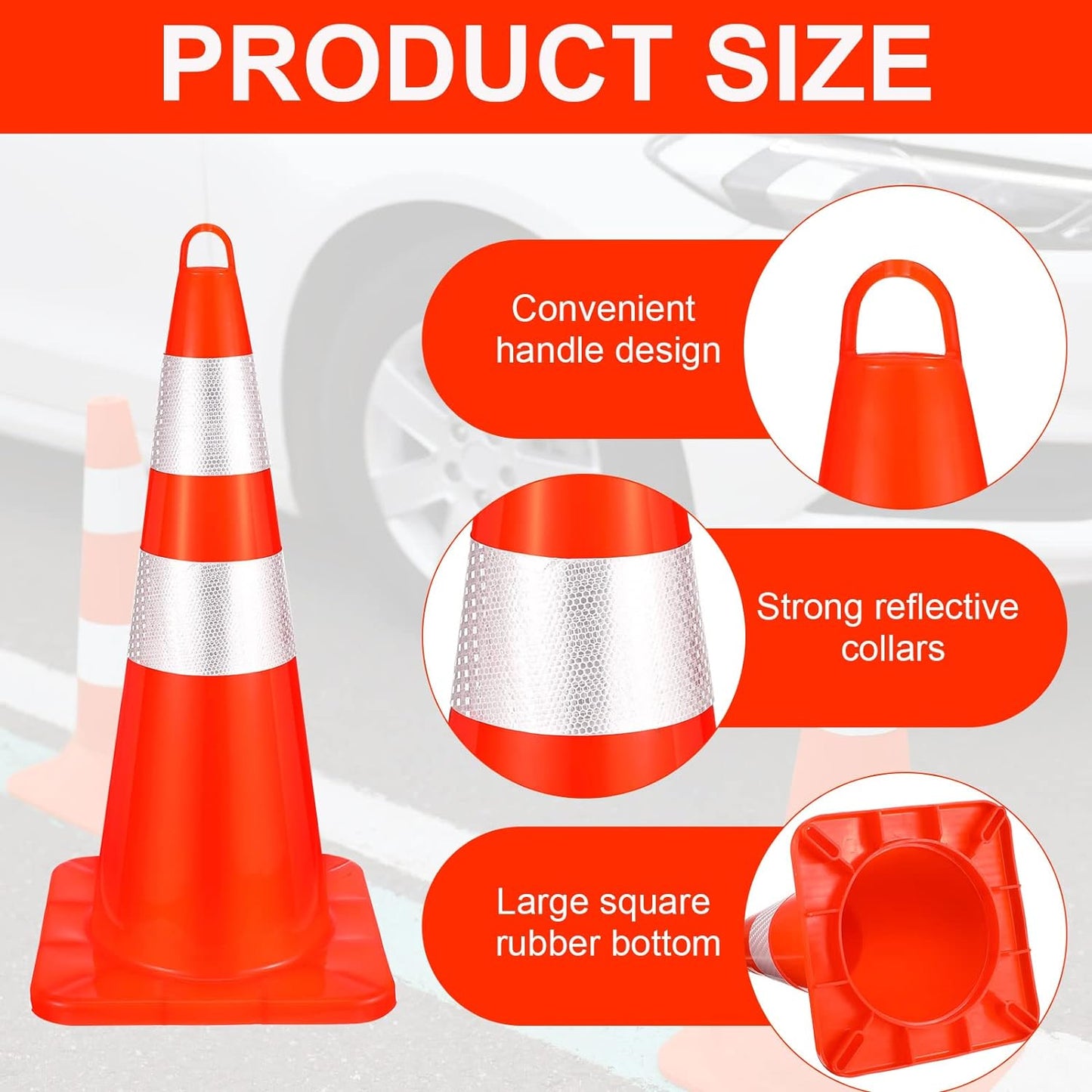 28 Inch Traffic Cone - TS024