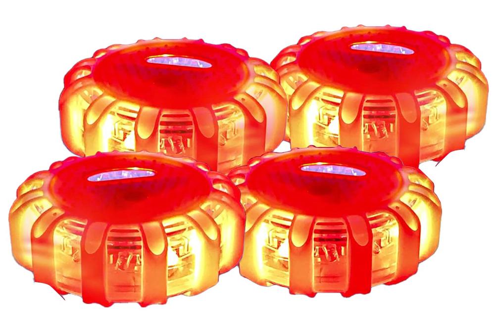 LUMABRITE Emergency Disc LED Flare - 4 Pack - TS085