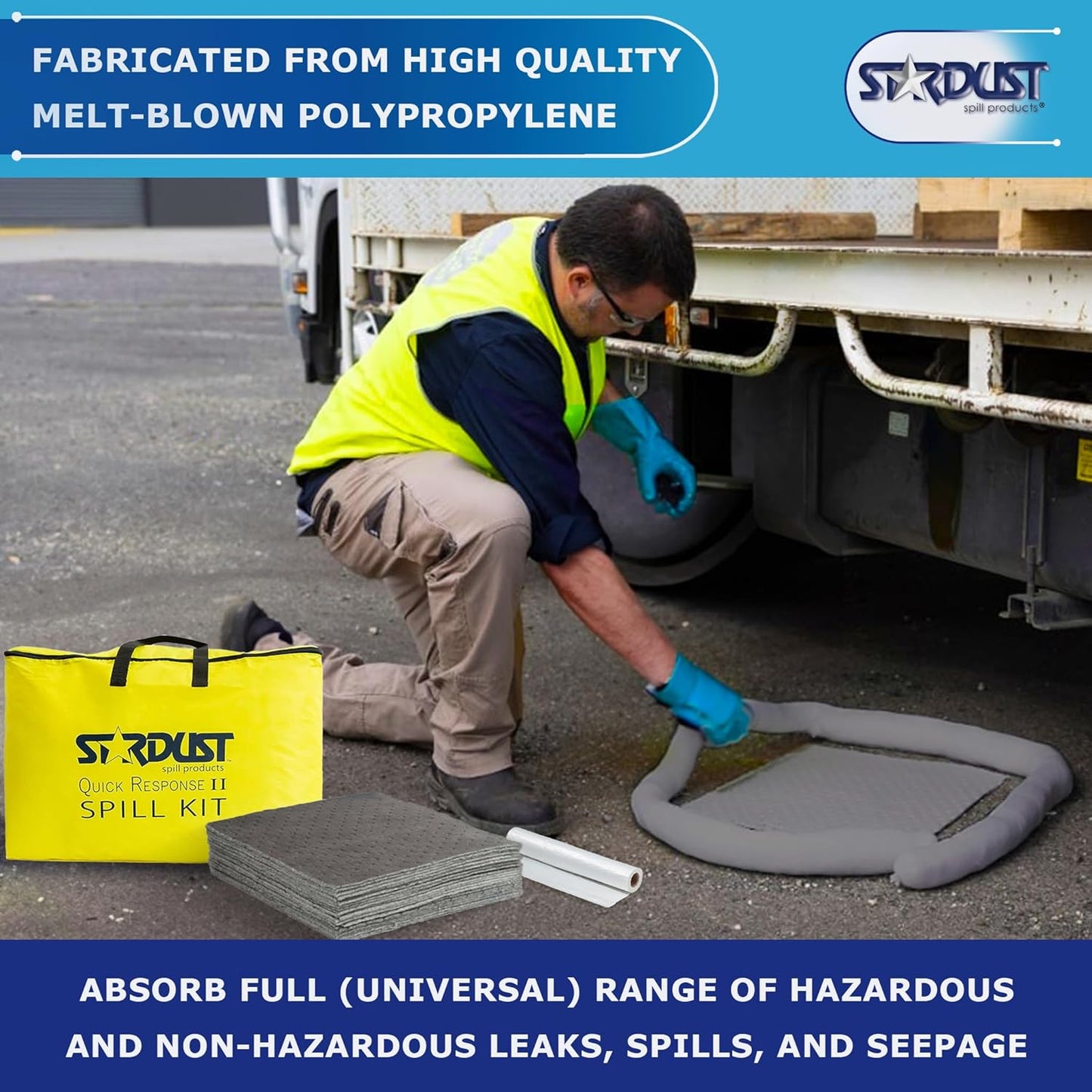 Spill Products Universal Spill Kit OSHA Approved Quick Response - TS087