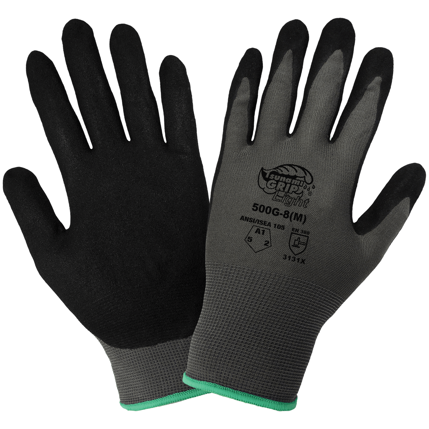 Tsunami Grip® Light Mach Finish Nitrile-Coated Gloves with Cut, Abrasion, and Puncture Resistance - 500G
