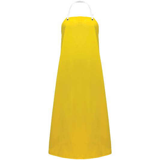 Industrial Yellow PVC/Polyester Apron - A355Y