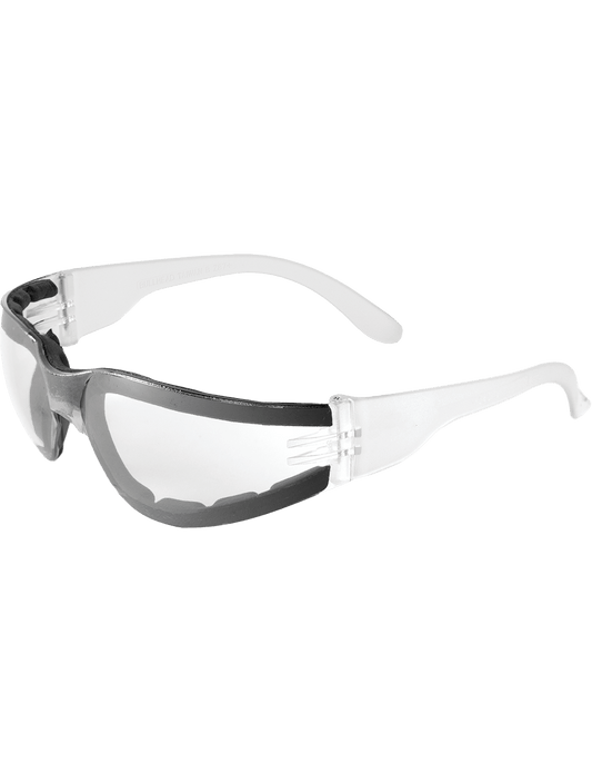 Torrent™ Foam-Lined Clear Anti-Fog Lens, Frosted Clear Frame Safety Glasses - BH1151AF
