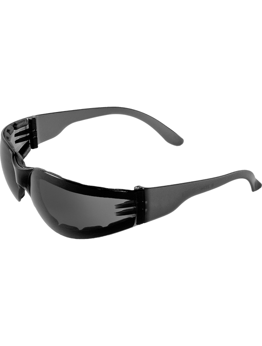 Torrent™ Foam-Lined Smoke Anti-Fog Lens, Frosted Black Frame Safety Glasses - BH13153AF