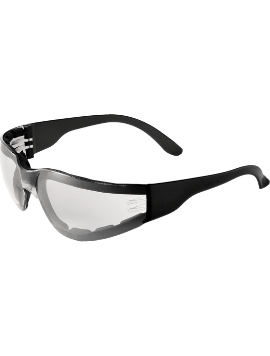 Torrent™ Foam-Lined Indoor/Outdoor Anti-Fog Lens, Frosted Black Frame Safety Glasses - BH13156AF