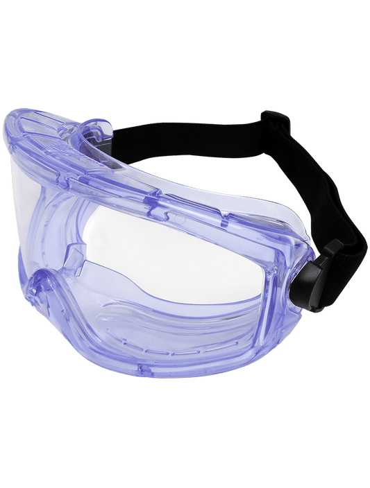 BG3 Clear Anti-Fog Slotted Indirect Vented Wide-View Chemical Splash Goggles - BH191AF