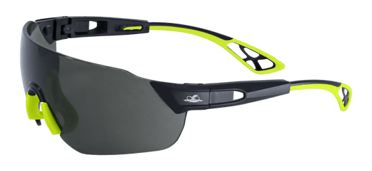 Tetra™ Smoke Anti-Fog Lens, Matte Black Frame Safety Glasses - BH863AF