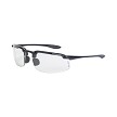 Crossfire 2164 ES4 Premium Safety Glasses - Shiny Pearl Gray Frame, Clear Lens