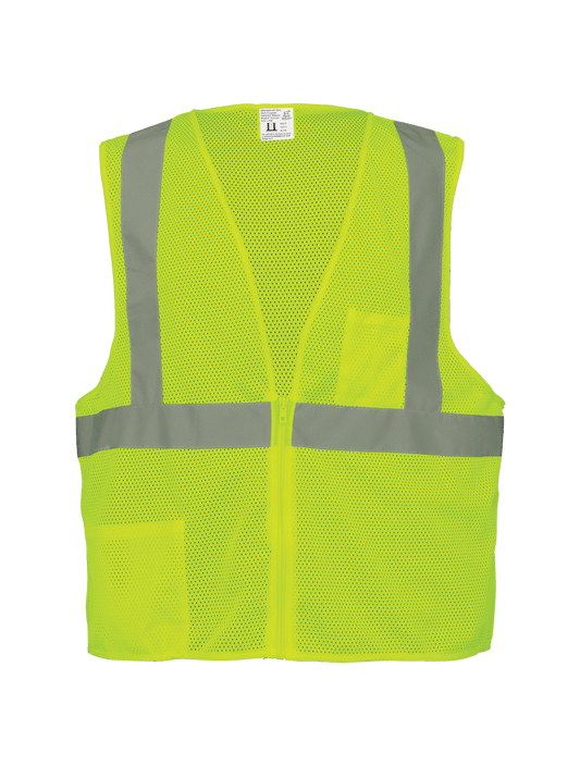 FrogWear® HV High-Visibility Yellow/Green Lightweight Mesh Safety Vest - GLO-001