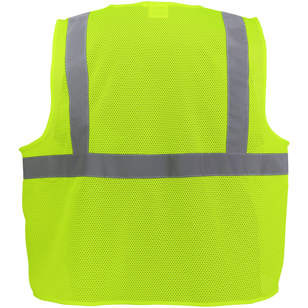 FrogWear® HV High-Visibility Yellow/Green Lightweight Mesh Safety Vest - GLO-271