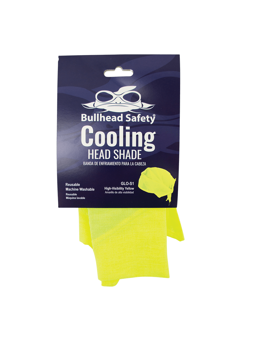 Bullhead Safety® Cooling High-Visibility Cooling Head Shade - GLO-S1