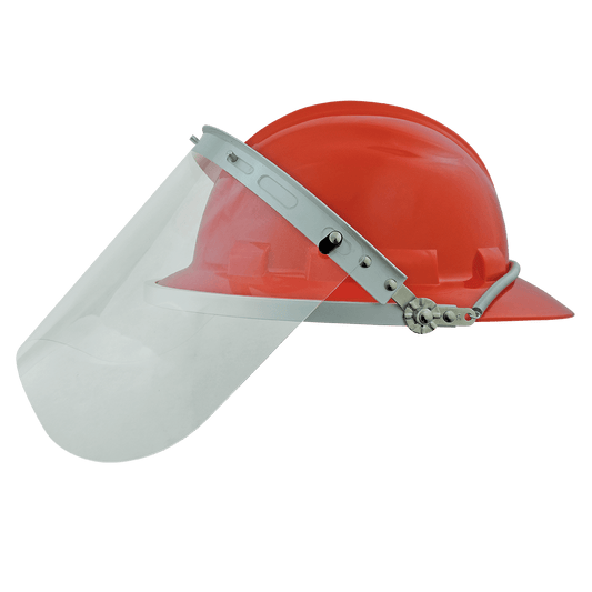 Bullhead Safety™ Head Protection Clear PETG Face Shield - HH-V6