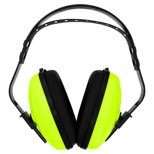 Bullhead Safety® Hearing Protection High-Visibility Economy Adjustable NRR 23 dB Earmuffs - HP-M1