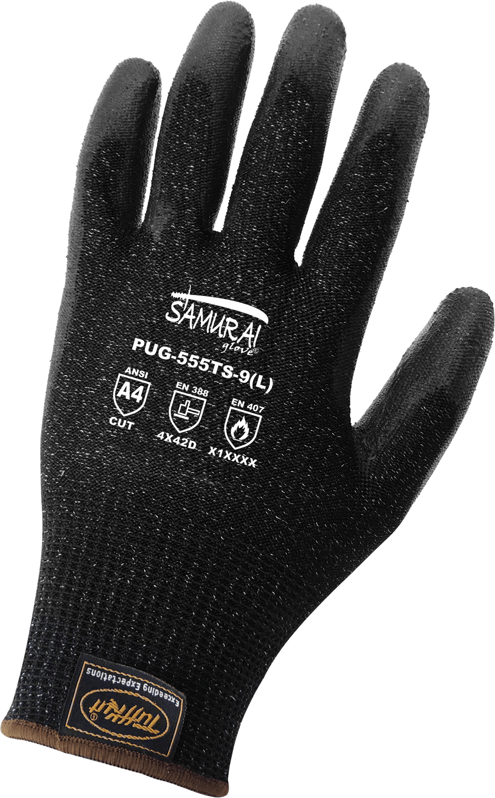 Samurai Glove® Cut Resistant Touch Screen Responsive Polyurethane Coated Gloves - PUG-555TS