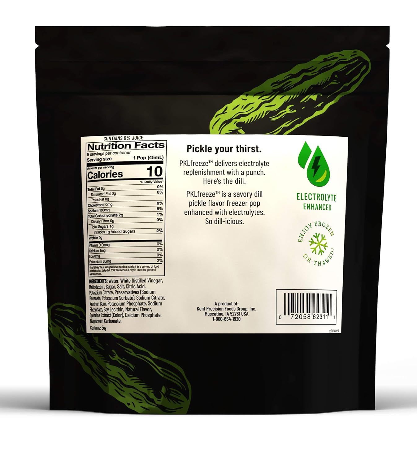 PKL freeze Dill Pickle Flavored Freeze Pop