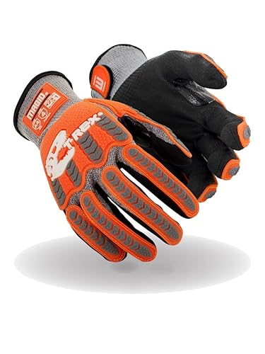MAGID T-REX Flex Series ANSI A4 Foam Nitrile Coated Impact Gloves