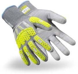 HexArmor® Helix® 18 Gauge High Performance Polyethylene and Polyurethane Cut Resistant Gloves With Polyurethane Coated Palm And Fingertips