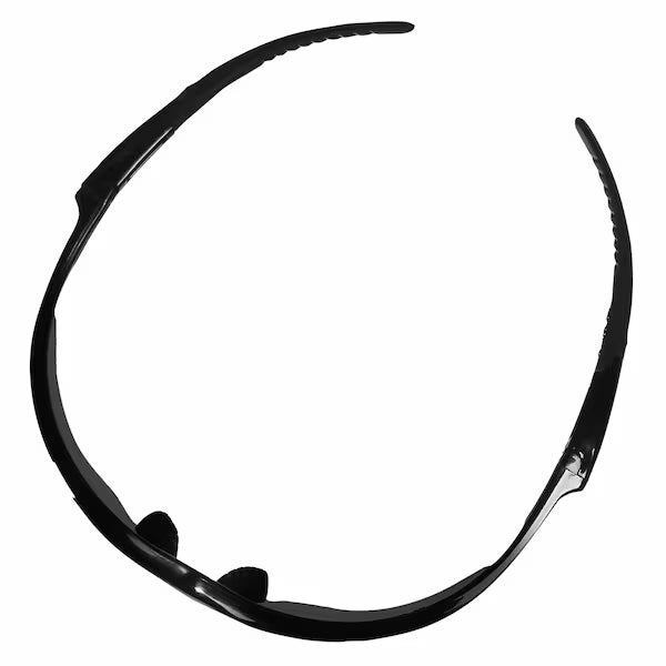 V30 Nemesis Safety Glasses, Anti-Fog & Anti-Scratch, Wraparound, Black Frame, Smoke (Gray) Lens